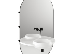 Arco - vanity unit by ext Model 3D