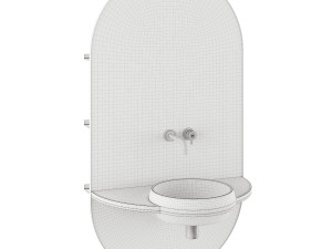 Arco - vanity unit by ext Model 3D