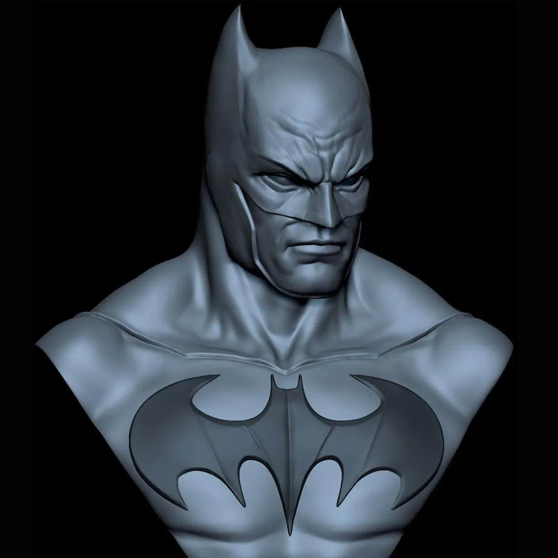 Batman 3D Print Model .c4d .max .obj .3ds .fbx .stl .blend 