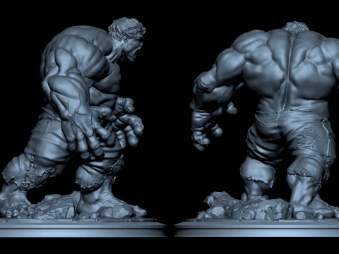 Hulk 3D Print Model