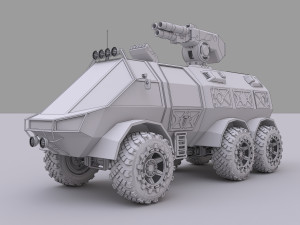 militarytruck 3D Modell