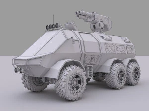 militarytruck 3D Model