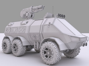 militarytruck 3D Modell