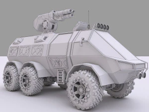 militarytruck 3D Model