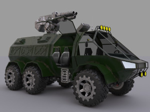 militarytruck 3D-Modell