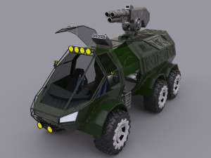 militarytruck 3D Modell