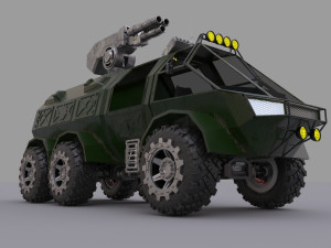 militarytruck 3D Modell