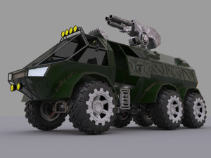 militarytruck 3D Modell