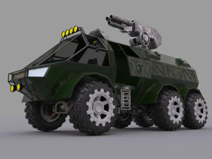 militarytruck 3D Model