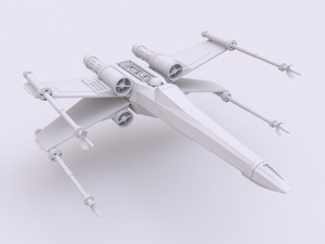 star wars x-wing 3D Print Model