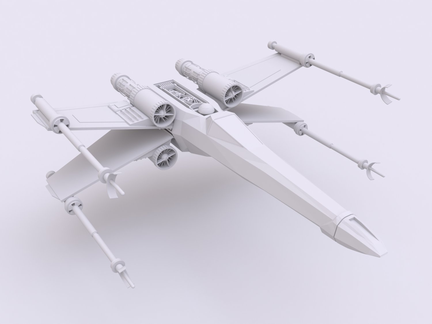 Migration New Zealand malt star wars x-wing 3D Print Model in Other 3DExport