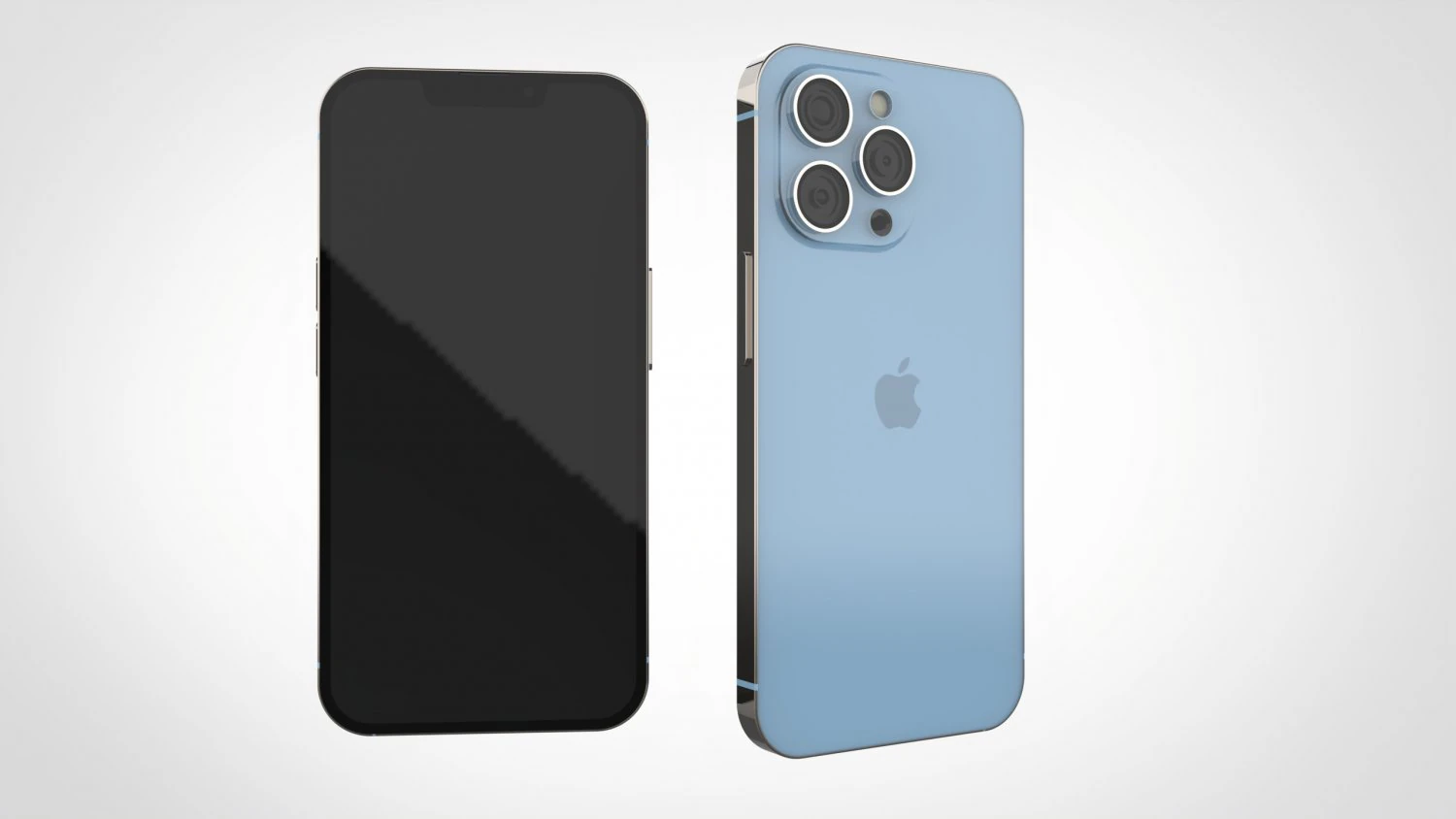 iphone13pro 3D Model .c4d .max .obj .3ds .fbx .stl .blend