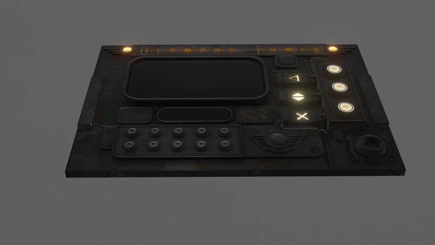 sci-fi tech 3D Model .c4d .max .obj .3ds .fbx .stl .blend 