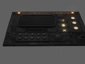 Science-Fiction-Technologie 3D Modell