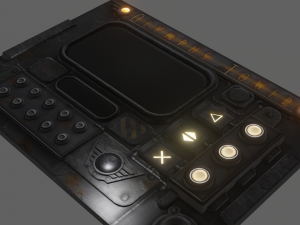 sci-fi tech 3D 모델