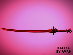 katana low poly default textures 3D Model