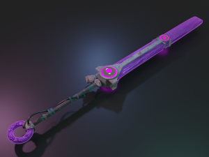 krystal sword 3D Model