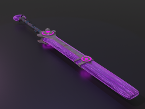 krystal sword 3D Model