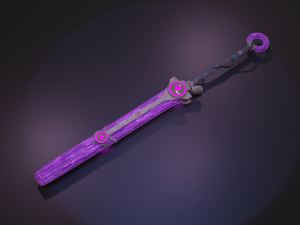 krystal sword 3D Model