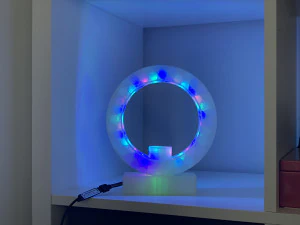 elegante luce circolare 3d Modello di stampa 3D