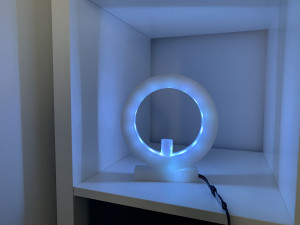 stylish 3d circular thin light Model do druku 3D