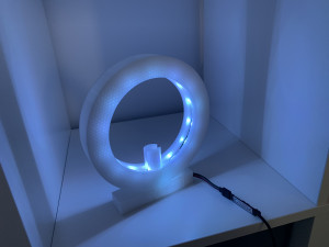 stylish 3d circular thin light Model do druku 3D