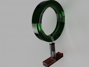 stylish 3d circular thin light Model do druku 3D