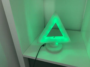 stylish 3d triangular thin light 3D Print Model