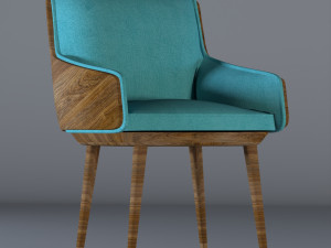 Armchair 01 3D Model
