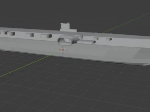 world war carrier 3D Model