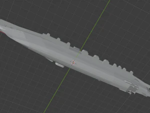 world war carrier 3D Model