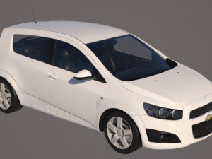 chevrolet aveo lt 2012 Model 3D
