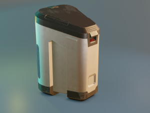 Sci-fi industrial container 3D Models