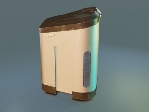 Sci-fi industrial container 3D Model