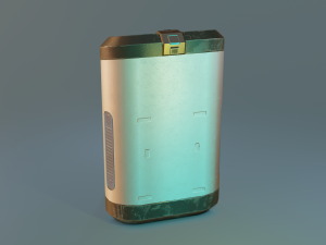 Sci-fi industrial container 3D Model