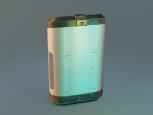 공상과학 산업용 컨테이너 3D 모델