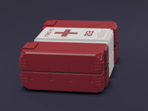 Sci-fi first aid kit 2 in 1 3D Модель