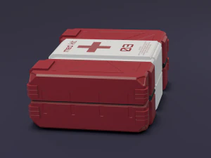 Sci-fi first aid kit 2 in 1 3D Model