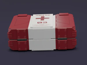 Sci-fi first aid kit 2 in 1 3D Model