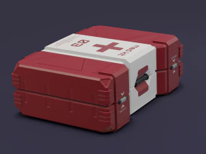 Sci-fi first aid kit 2 in 1 3D Model