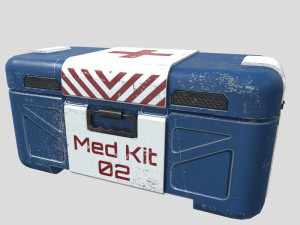 Sci-fi first aid kit 3 in 1 3D Model