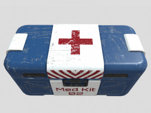 Sci-fi first aid kit 3 in 1 3D Модель