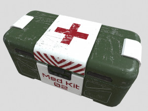 Sci-fi first aid kit 3 in 1 3D Модель