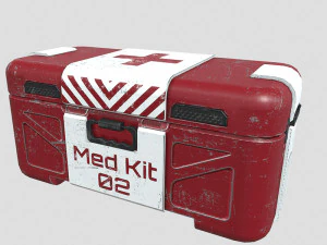 Sci-fi first aid kit 3 in 1 3D Model