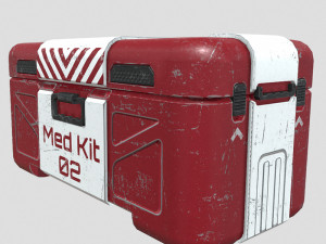 Sci-fi first aid kit 3 in 1 3D Модель