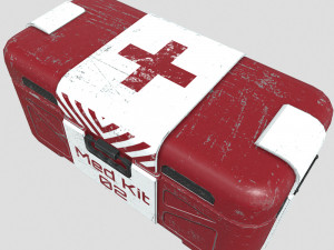 Sci-fi first aid kit 3 in 1 3D Модель