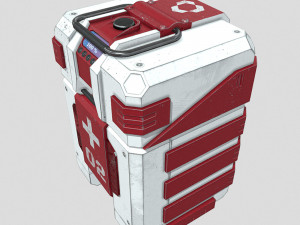 Sci-fi first aid kit 2 in 1 3D Model
