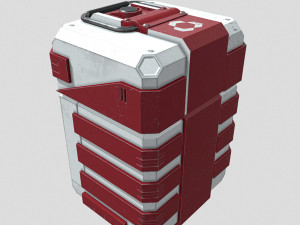 Sci-fi first aid kit 2 in 1 3D Model