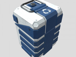 Sci-fi first aid kit 2 in 1 3D Model