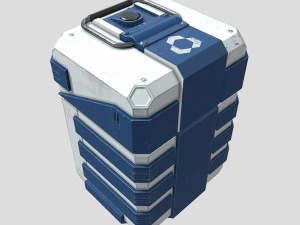 Sci-fi first aid kit 2 in 1 3D Model